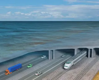 Primeiro túnel submerso do Brasil vai ligar cidades do litoral em 5 minutos