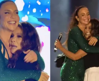 Vocalista da Calcinha Preta se emociona ao cantar com Ivete Sangalo
