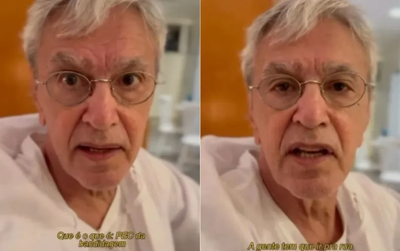 Caetano Veloso detona PEC da Blindagem e convoca para manifestação - Imagem