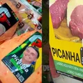 Açougue 'anti-PT' desafia Justiça com nova mensagem política irônica: "Apoia ladrão" imagem