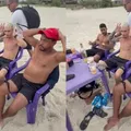Vídeo: líder do Comando Vermelho é preso bebendo whisky na praia imagem