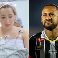 Neymar é o pai? Any Awuada dá à luz suposta filha do jogador imagem