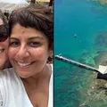 'Odete Roitman' aproveita folga em passeio na Ilha dos Frades imagem