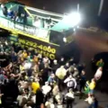 Após fala de pastor, vigília para Bolsonaro termina em confusão; vídeo imagem