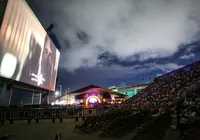 Entenda como funciona a tela do cinema gigante no Open Air Brasil
