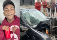 Influenciador sofre acidente e morre em frente a cemitério