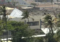 Susto: ventania arranca telhado de escola em Salvador