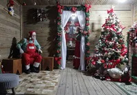 Pela quinta vez, Casa do Papai Noel leva clima natalino à Fenagro
