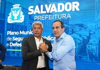 Governador sobre plano da prefeitura de Salvador: “Segurança pública não se faz sozinho”