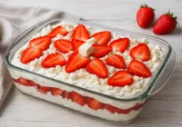 Só 4 ingredientes: aprenda sobremesa de morango rápida, fácil e cremosa