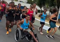 Vídeo: corredor Emerson Pinheiro volta a treinar após amputação da perna