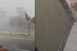 Granizo na Bahia: moradores de cidade são surpreendidos em temporal - Imagem