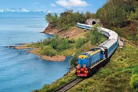 Maior ferrovia do mundo atravessa continentes em sete dias de viagem - Imagem