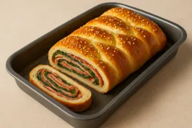 Pão recheado crocante por fora e cremoso por dentro: impossível comer um só - Imagem