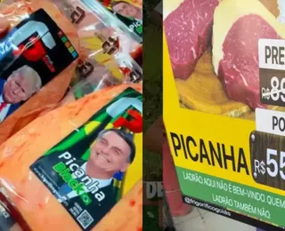 Açougue 'anti-PT' desafia Justiça com nova mensagem política irônica: "Apoia ladrão"