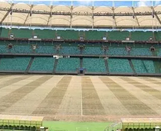 Arena Fonte Nova deve ganhar gramado novo nos próximos dias