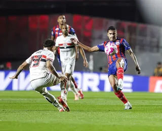 Bahia joga mal, perde para o São Paulo no Morumbis e vê G-4 longe