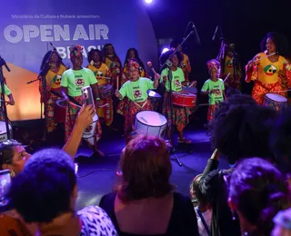 Banda Didá encerra Open Air Brasil com ação recreativa para crianças