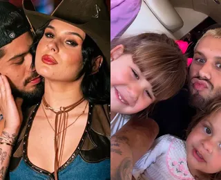 Boadrasta! Ana Castela presenteia filhos de Zé Felipe em encontro