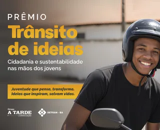 CNH gratuita e bicicleta elétrica? Estudantes já podem se inscrever no Prêmio ‘Trânsito de Ideias’