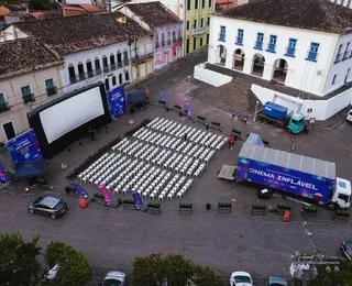 Cinema inflável chega a Santo Amaro com sessões gratuitas; confira