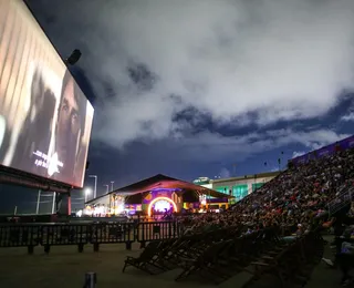 Entenda como funciona a tela do cinema gigante no Open Air Brasil