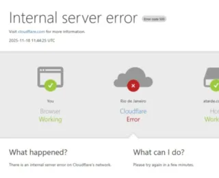 Fora do ar: instabilidade global derruba sites nesta terça-feira