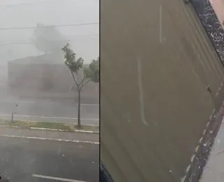 Granizo na Bahia: moradores de cidade são surpreendidos em temporal