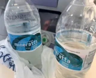 Homem é hospitalizado com intoxicação após beber água mineral