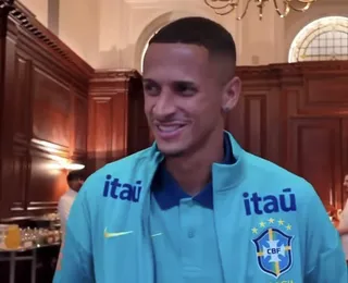 Luciano Juba, lateral do Bahia, se apresenta à Seleção Brasileira