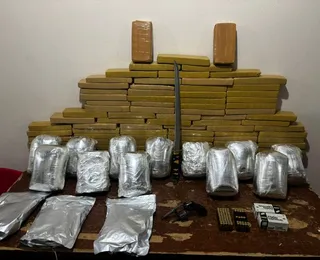 Mais de 100 kg de drogas são apreendidas pela PM na Bahia