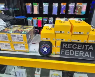 Receita apreende mais de mil celulares em shoppings de Salvador; entenda