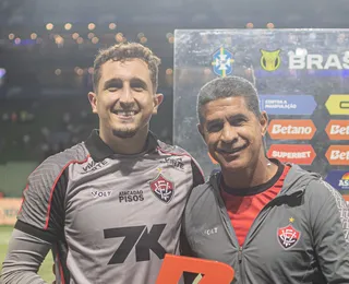Muralha! Thiago Couto protagoniza sequência inédita do Vitória no Brasileirão 2025