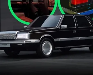 Novo Opala? Montadora apresenta carro elétrico com design retrô