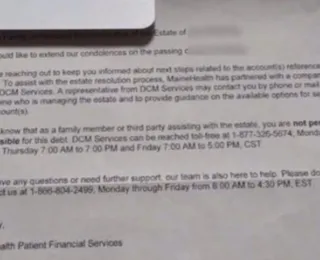 Morte surpresa! Plano de saúde envia cartas de óbito para 500 vivos