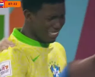 Ruan Pablo sente e sai chorando em classificação da Seleção Sub-17
