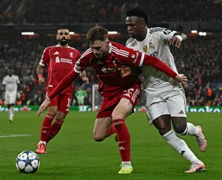 Sem brilho de Vini Jr, Real Madrid perde para um inspirado Liverpool