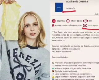 Vaga oferecida por campeã do MasterChef é abusiva? Saiba resposta