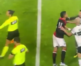 Vídeo: ex-dupla BaVi protagoniza confusão em jogo da Série B