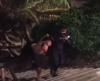 Vídeo: foragido por tráfico de drogas é preso no Rio Vermelho