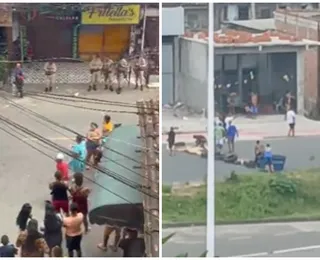 Vídeos: Tiroteio deixa dois feridos e causa protesto em São Marcos