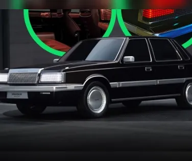 Novo Opala? Montadora apresenta carro elétrico com design retrô - Imagem