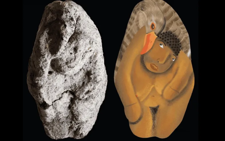 Estatueta pré-histórica revela cenas raras da vida espiritual antiga - Imagem