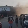 Explosão deixa pizzaria destruída em município baiano; vídeo imagem