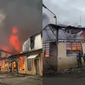 Incêndio causa destruição e mobiliza 20 viaturas dos bombeiros imagem