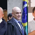 Lula, Alexandre de Moraes  e Tarcísio surgem juntos após prisão de Bolsonaro imagem