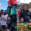 Estilo, saúde e fé: ambulantes garantem renda com venda de acessórios no Bonfim imagem