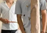 Colégio na Bahia faz apresentação com aluno negro amarrado em tronco