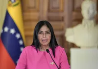 Delcy Rodríguez diz que não há 'agente externo' à frente da Venezuela imagem
