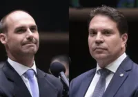 Foragidos, Eduardo Bolsonaro e Ramagem perdem mandatos de deputados imagem